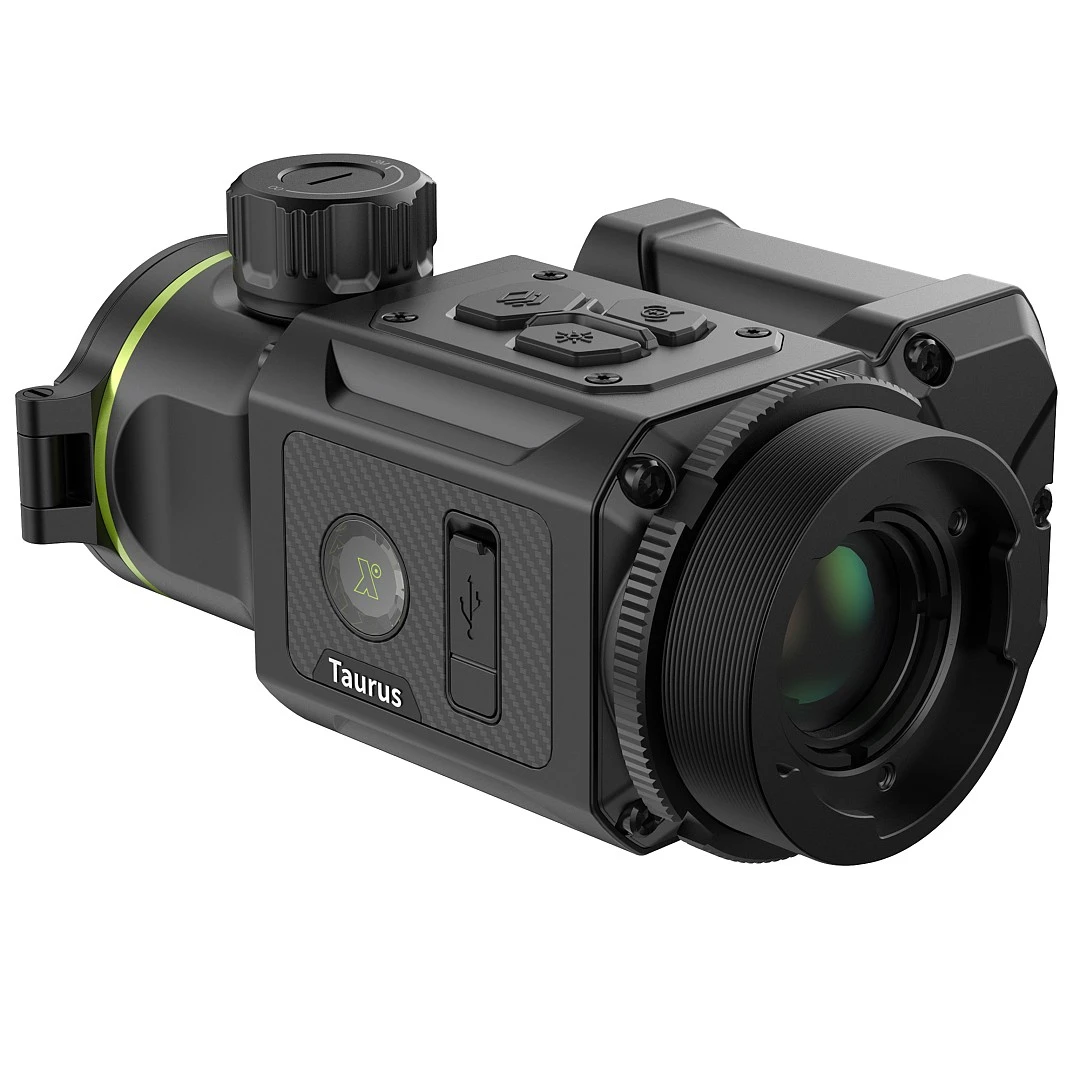 CLIP ON Térmico 35 mm Telémetro Laser PIXFRA Taurus T435 <18mK OLED 1920 x 1080