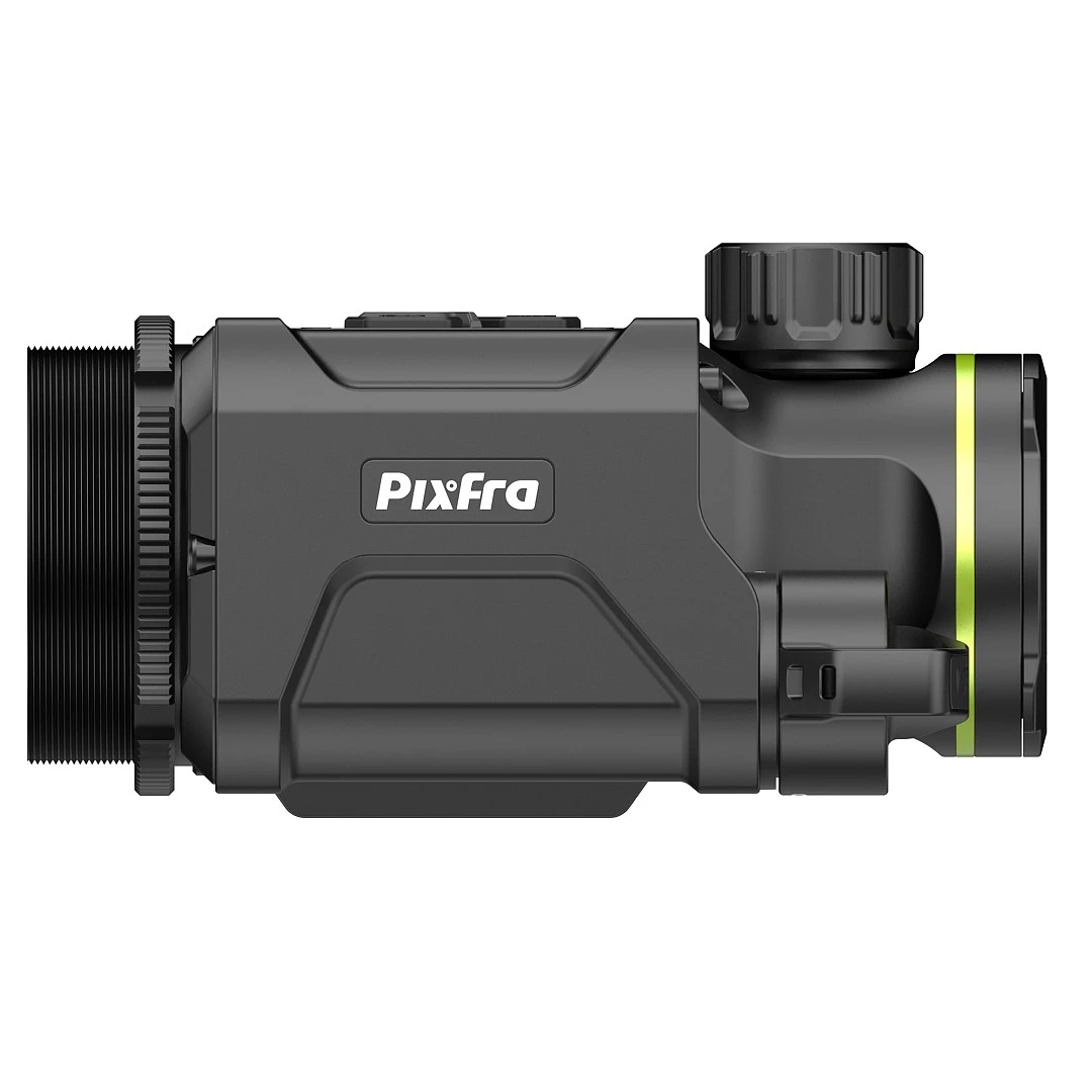 CLIP ON Térmico 35 mm Telémetro Laser PIXFRA Taurus T435 <18mK OLED 1920 x 1080