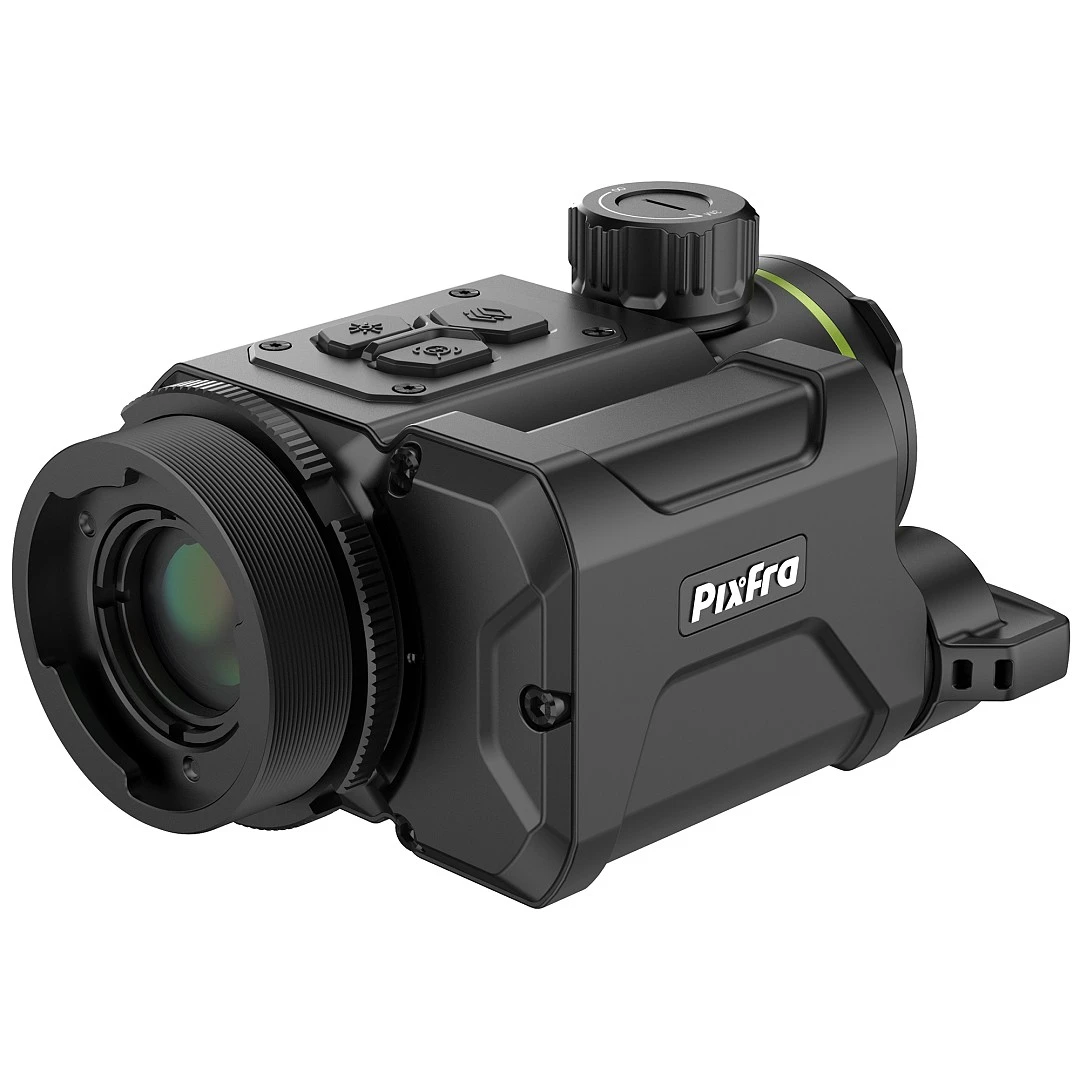 CLIP ON Térmico 35 mm Telémetro Laser PIXFRA Taurus T435 <18mK OLED 1920 x 1080