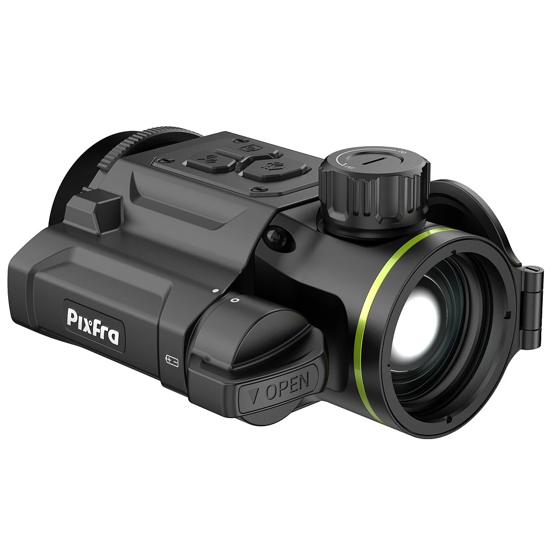 CLIP ON Térmico 50 mm PIXFRA Taurus T650 <18mK S640×512 OLED de 1920 x 1080