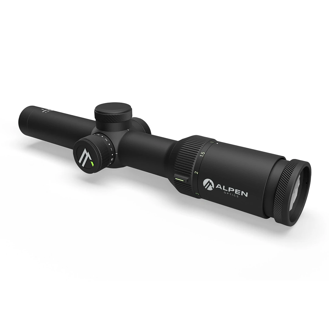 Visor ALPEN OPTICS Apex XP 1-6x24 RI dúplex con tecnología SmartDot y FluoDigits